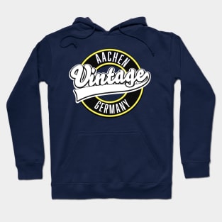 Aachen Germany vintage style logo Hoodie